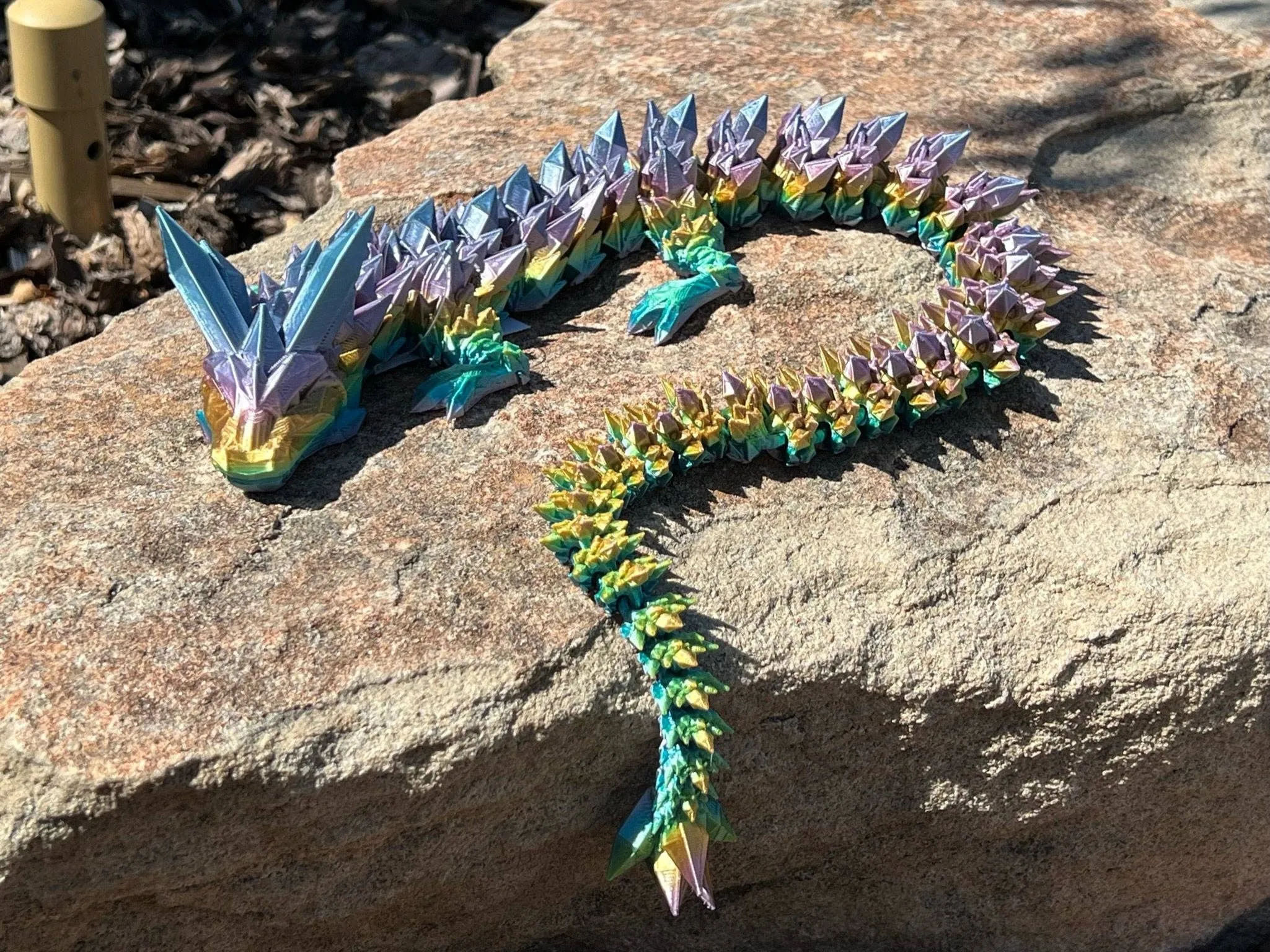 3D Printed 16" Crystal Dragon