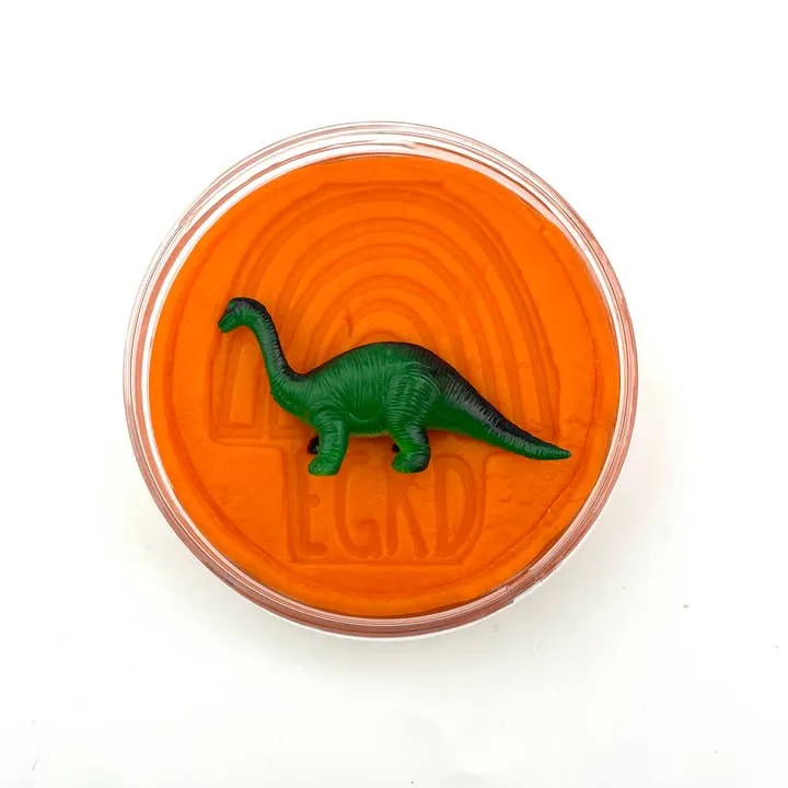 4oz Dino (Mango Tango) Hidden Surprise Kiddough by Earth Grown Kid Doughs