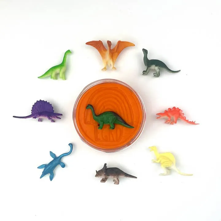 4oz Dino (Mango Tango) Hidden Surprise Kiddough by Earth Grown Kid Doughs