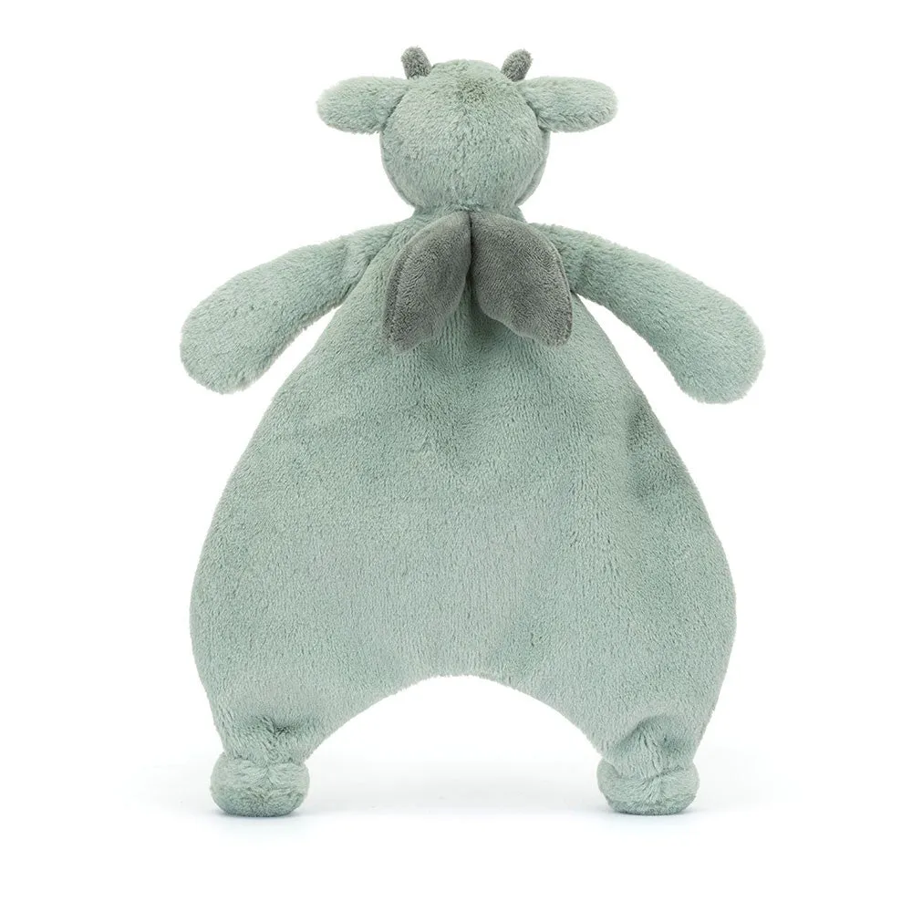 Bashful Dragon Comforter - 11x7 Inch by Jellycat
