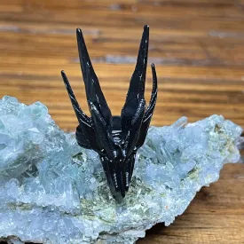 Black Adjustable Dragon Ring