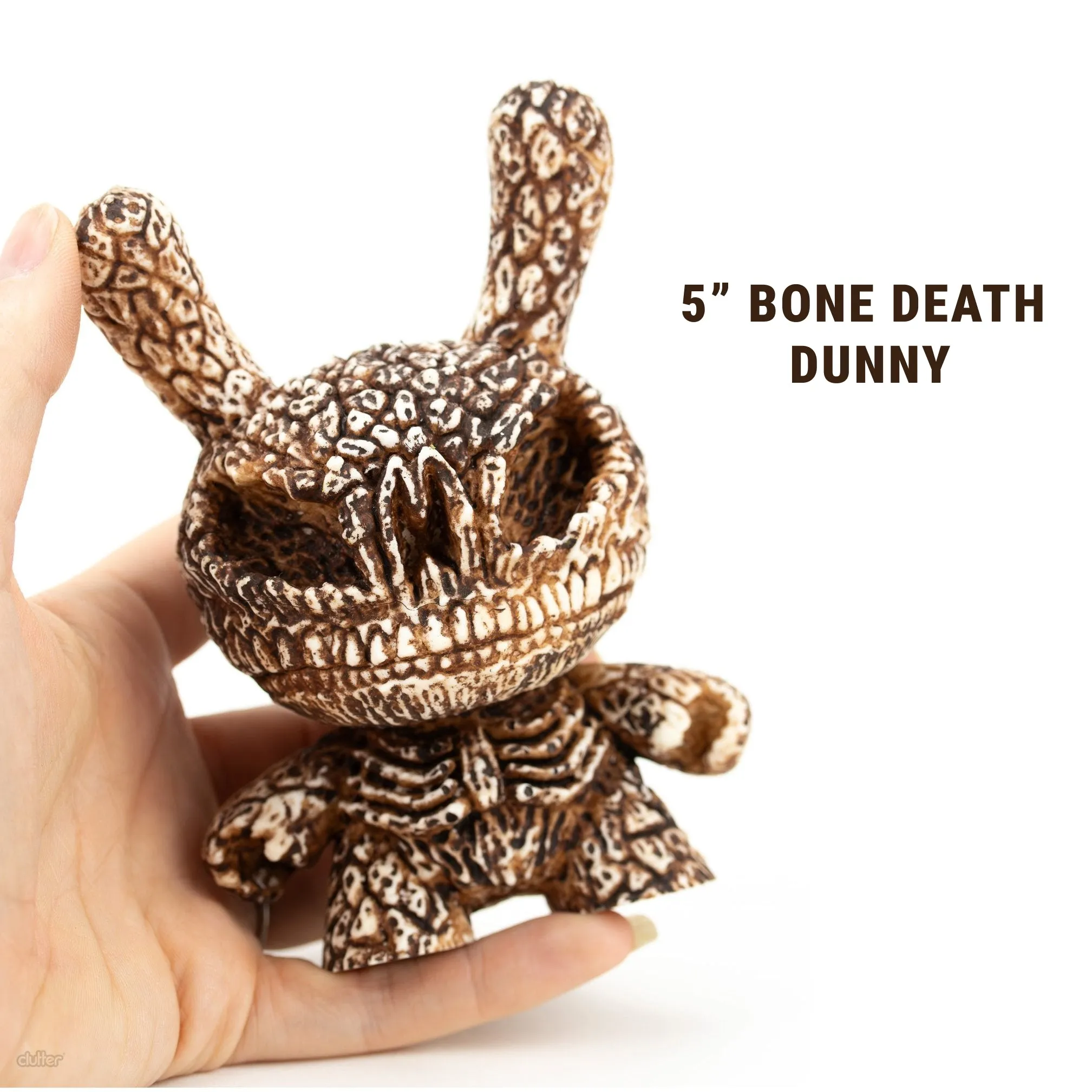 Bone Death Dunny 3” & 5” Resin Art Figure Set by American Gross (Limited Edition of 200)