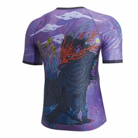 Budo Kitsune Rash Guard - Dark