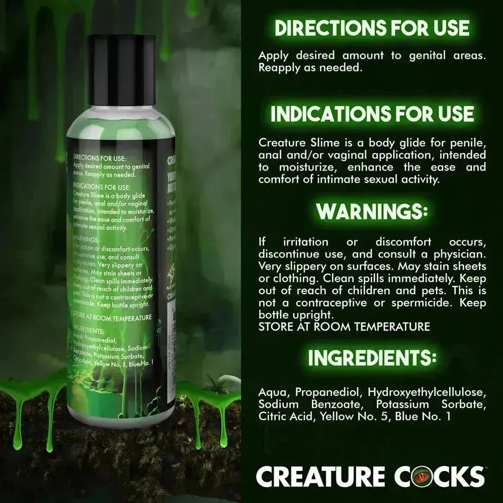 Creature Slime by Creature Cocks -  Slime -  Water Based Lubricant - 118 ml Bottle