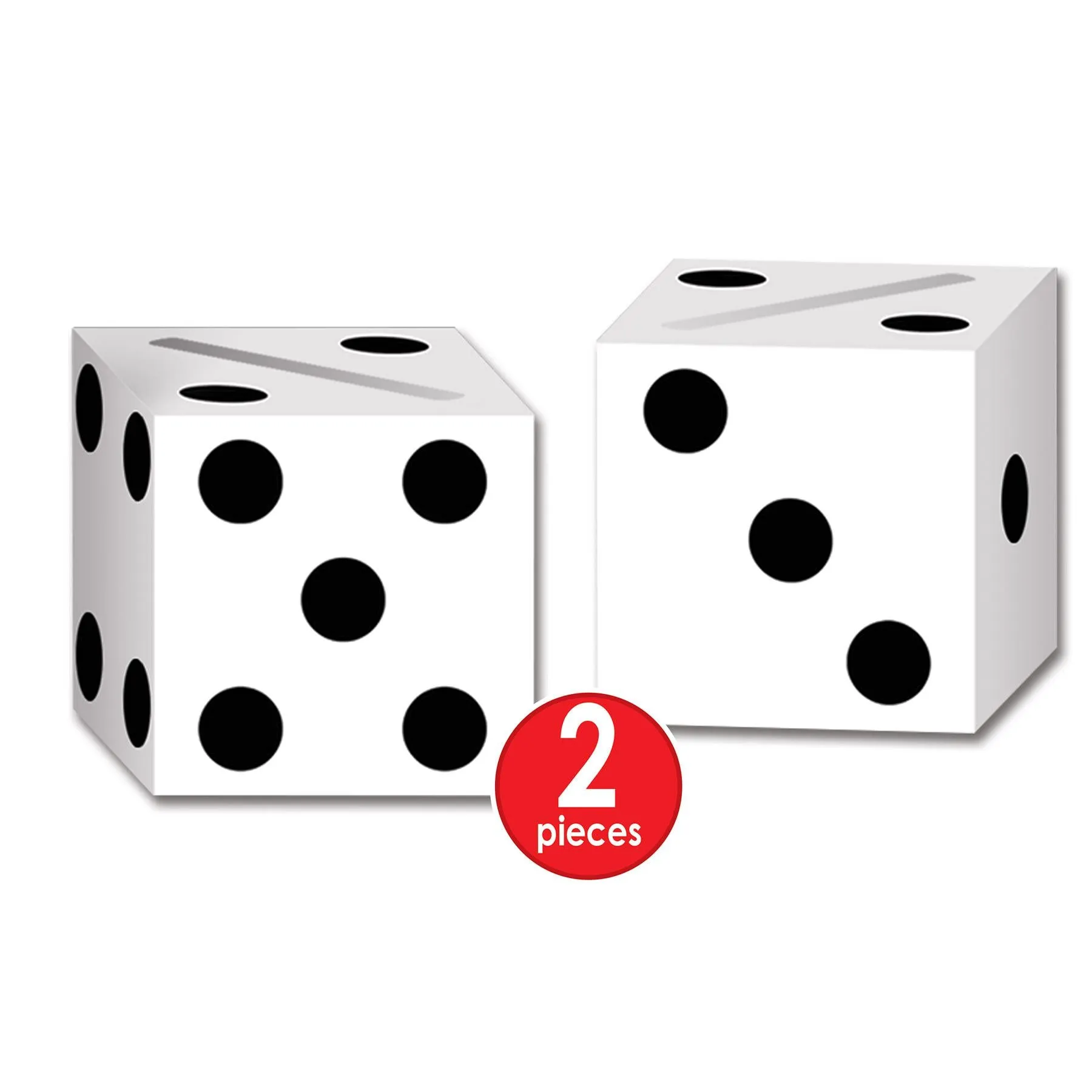 Dice Card Party Boxes (2 per Package)