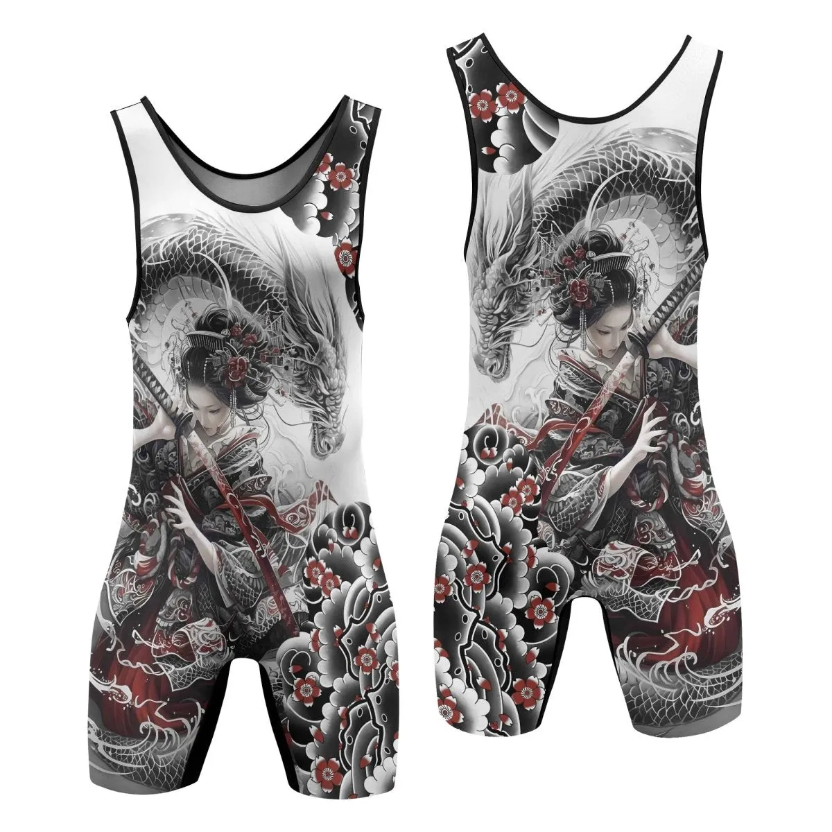 Dragon Geisha Wrestling Singlets