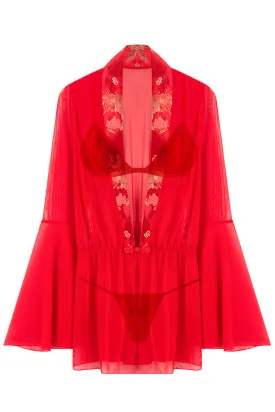 Dragon Mesh Robe Set