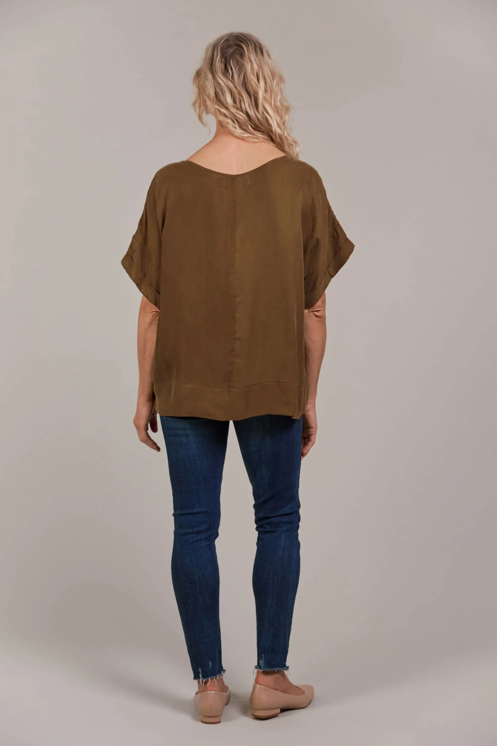 Eden Relaxed Top - Tobacco