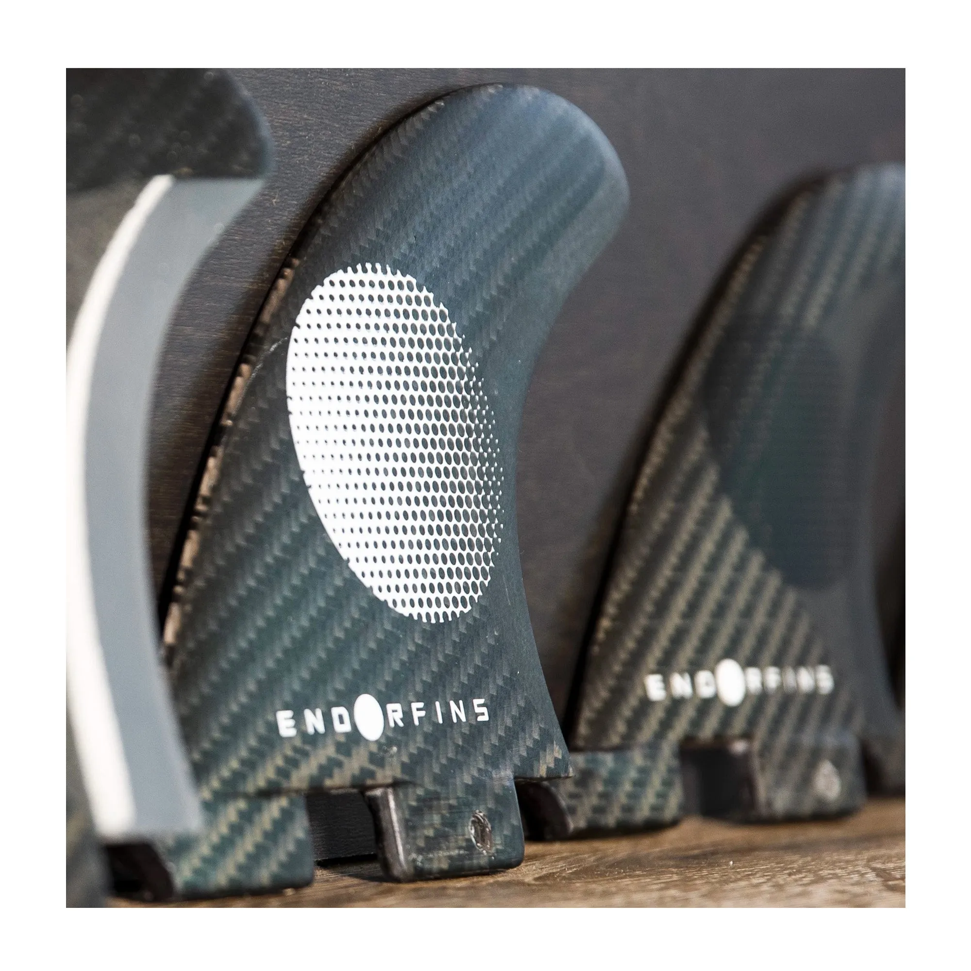 Endorfins Slater KS1 Futures Tri Surfboard Fins - Medium/Black