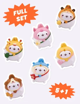 FULL SET Molang Blind Box - Animal Edition