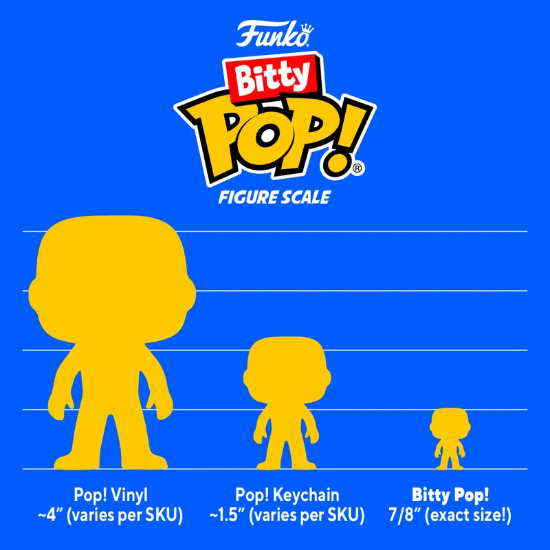 Funko - Disney Sorcerer Mickey Bitty Pop! Mini Figure 4-Pack