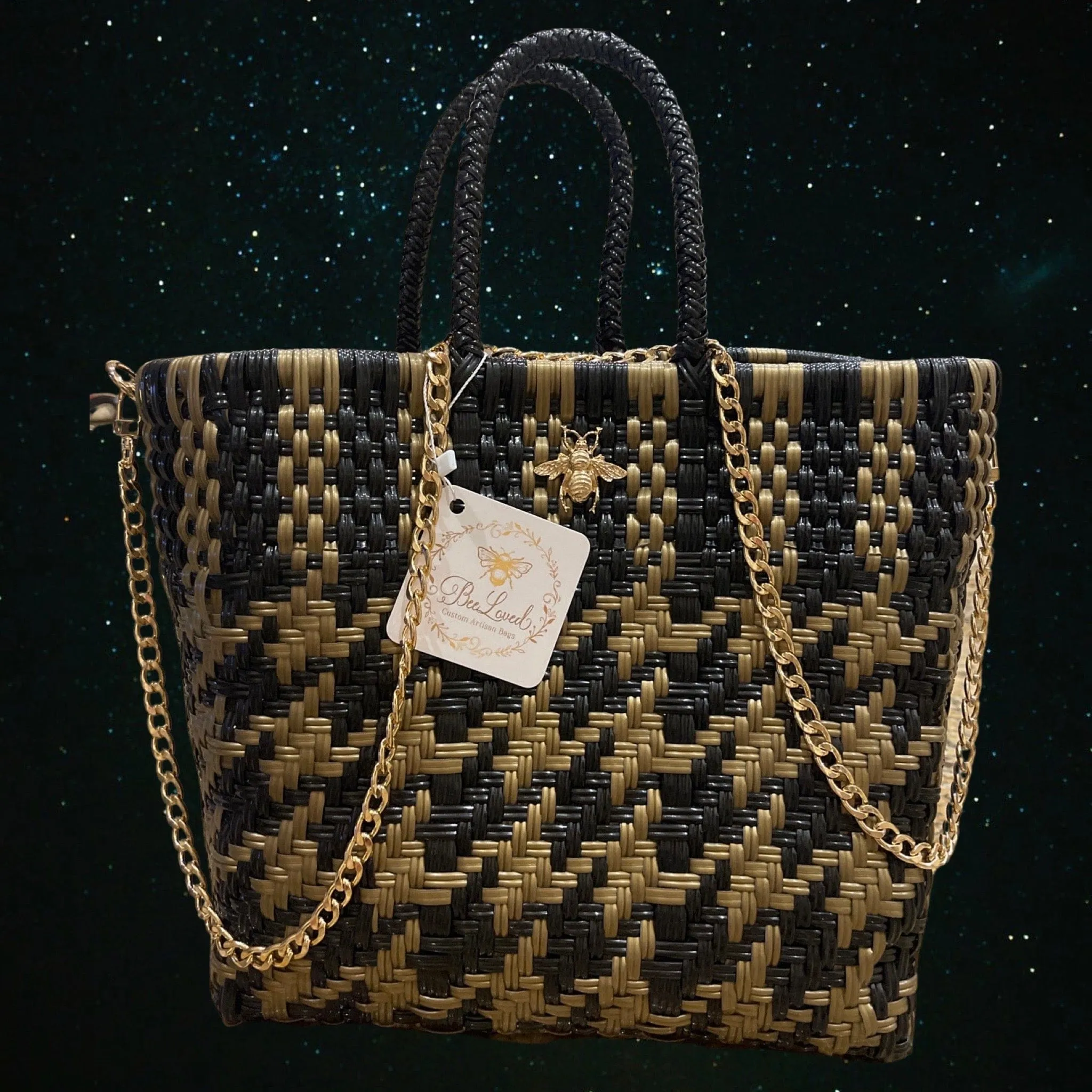 Golden Night Hound Tote