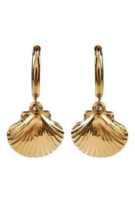 Heritage Earring - Gold Shell