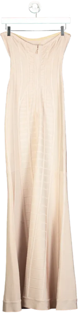 Herve Leger Bare Strapless Haven Gown UK XS