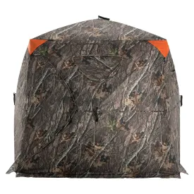 Hunting Shelter, 270 Visibility Ground Shelter, 4-5 Person Instant Setup Wildlife Blind with Transport Bag, Durable Outdoor Hunting Hub