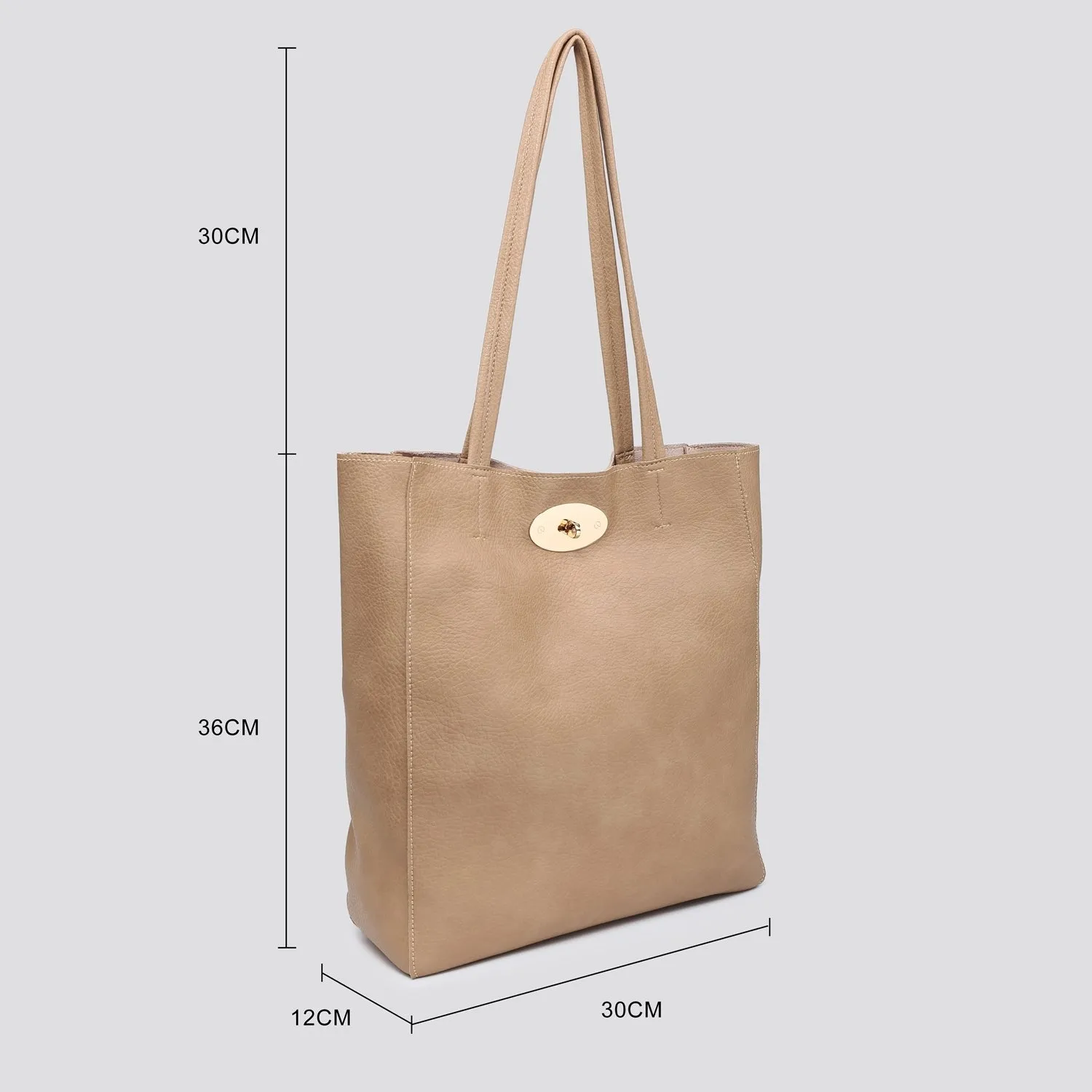 Juliette Shopper Handbag Bottle Green