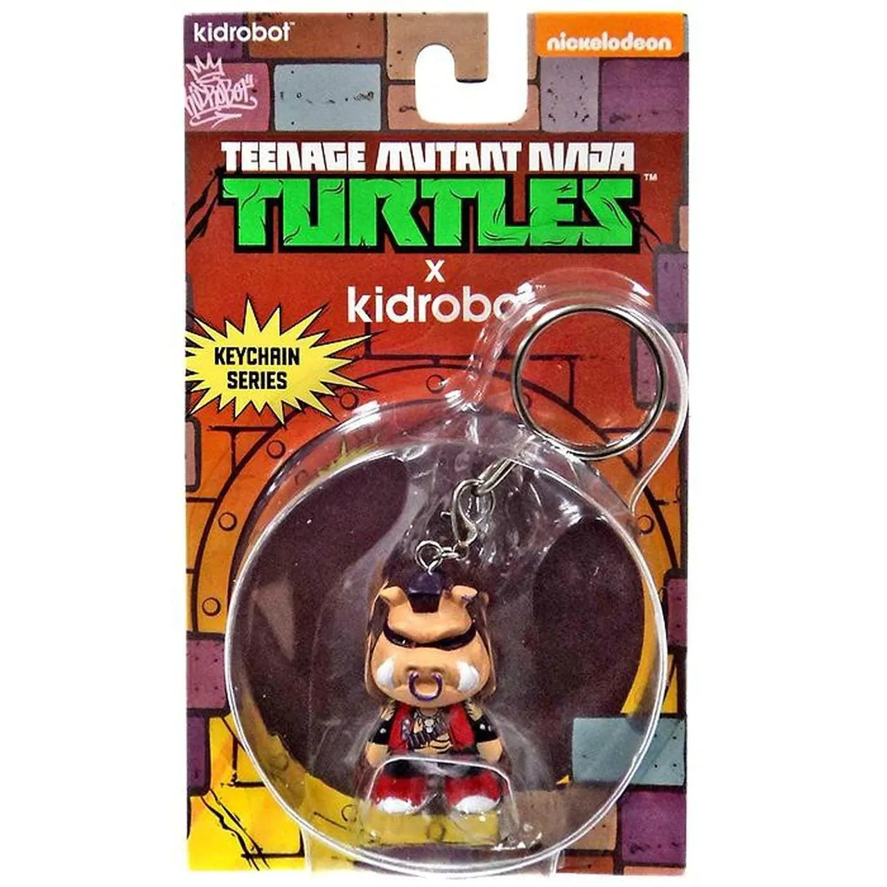 Kidrobot x Teenage Mutant Ninja Turtles Keychain Series - Bebop