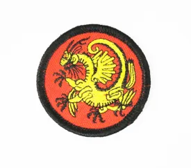 Kung Fu Dragon Patch - 2" Mini - Embroidery Style - Cotton