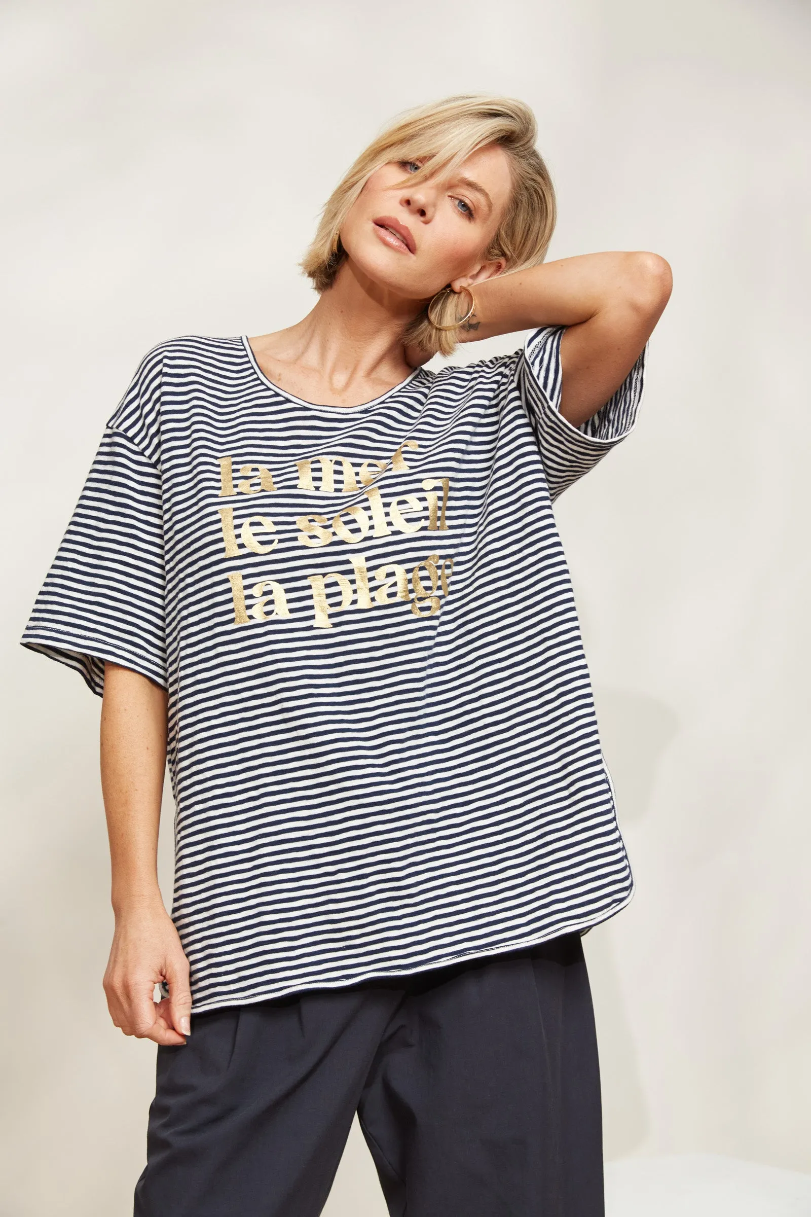La Plage Tshirt - Indigo