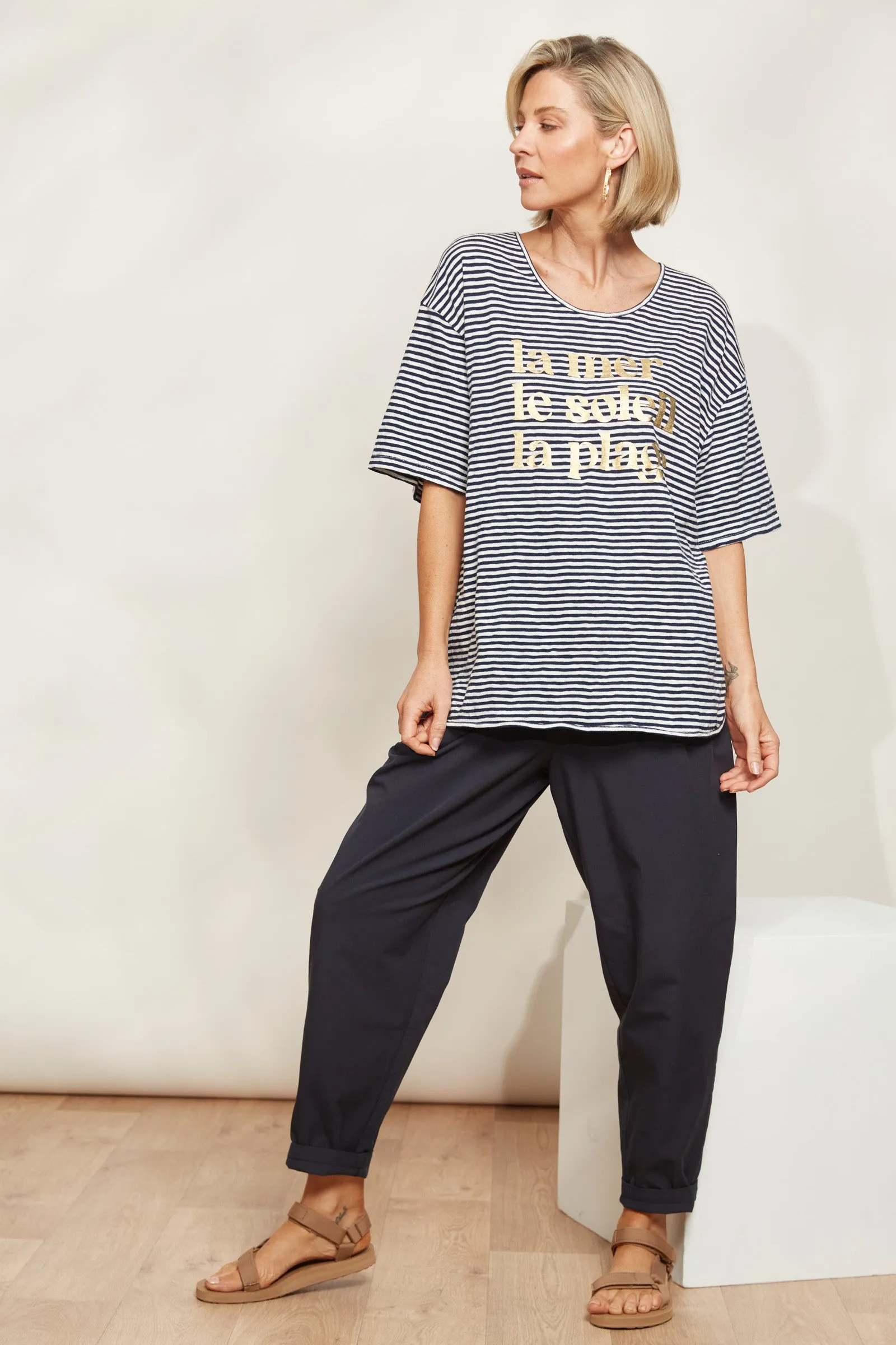 La Plage Tshirt - Indigo