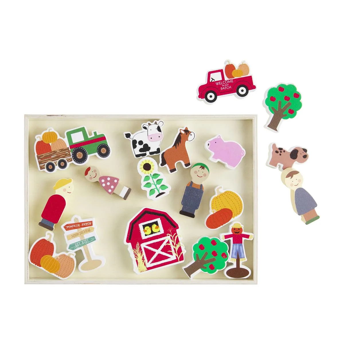 Mud Pie Pumpkin Patch Toy Set