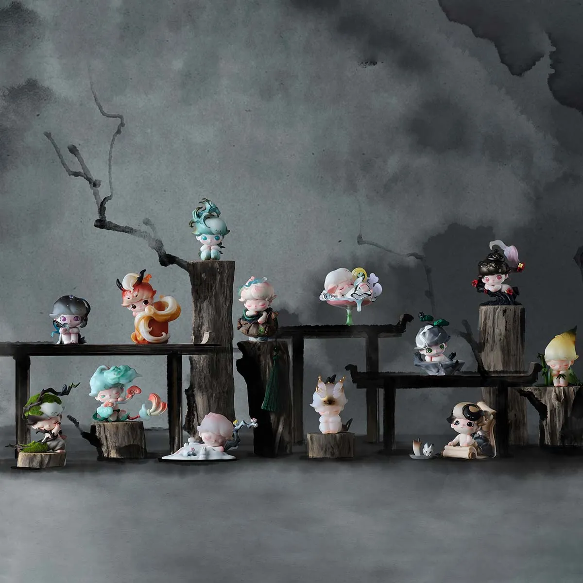 【NEW】POP MART DIMOO Stories in the Cup Series Figures