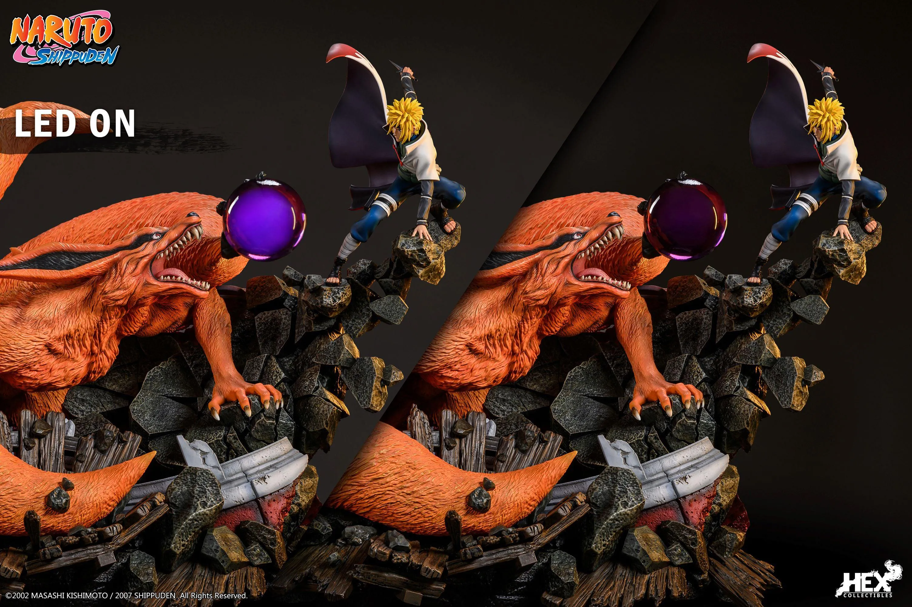 Nine Tails Vs Minato 1/8 Scale Statue
