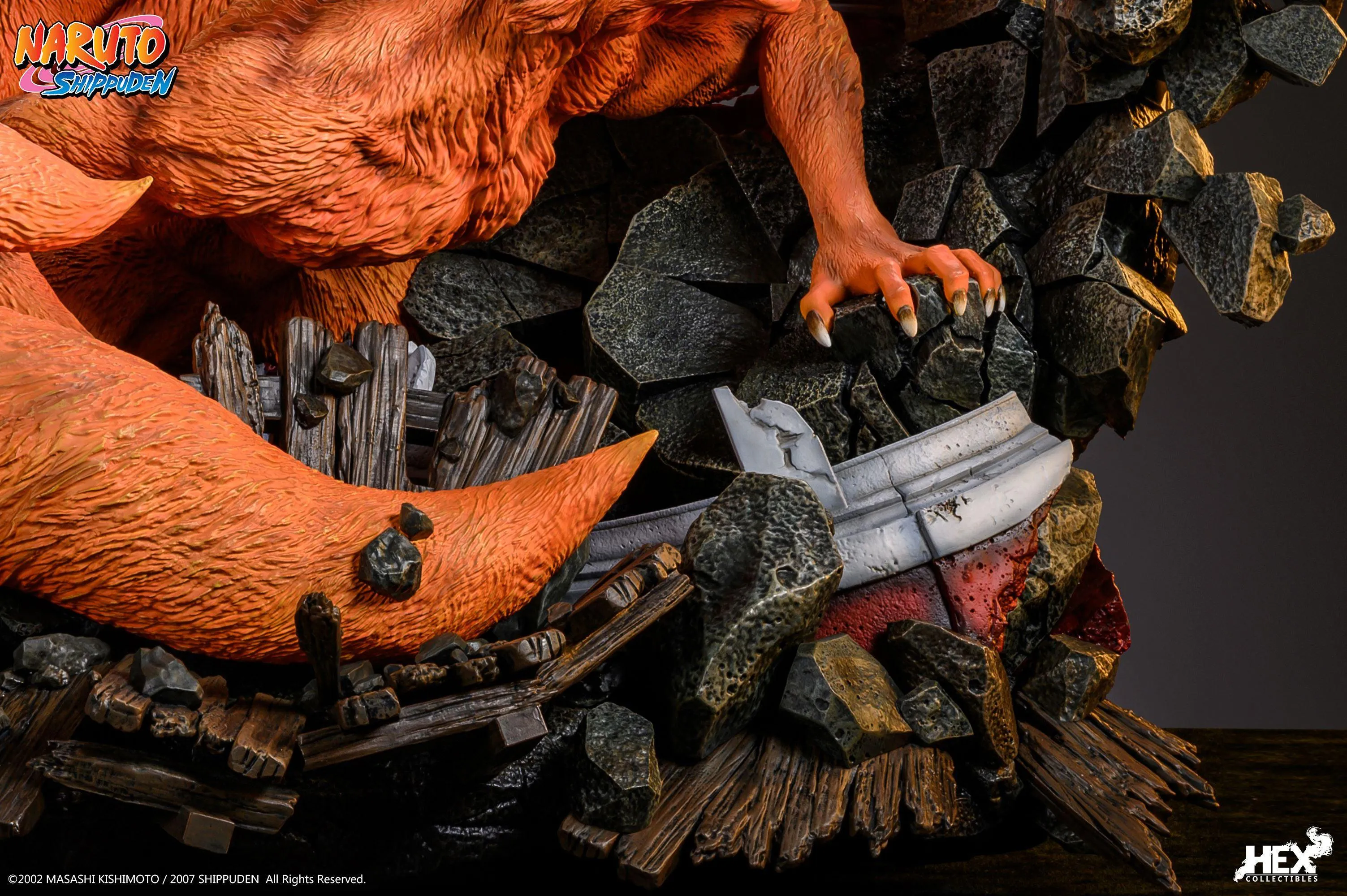 Nine Tails Vs Minato 1/8 Scale Statue