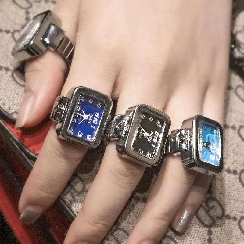OhSaucy Quartz Finger Watch Mini Vintage Punk Aesthetic