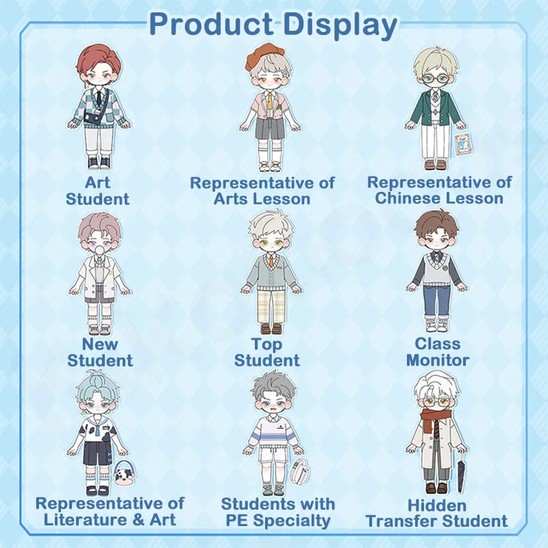 PEETSOON Campus Male Classmates Series Action Figure BJD Blind Box
