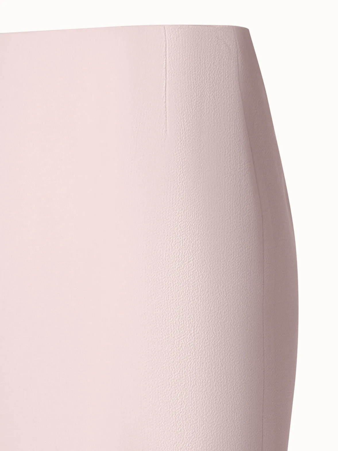 Pencil Skirt in Wool Crpe Double-Face