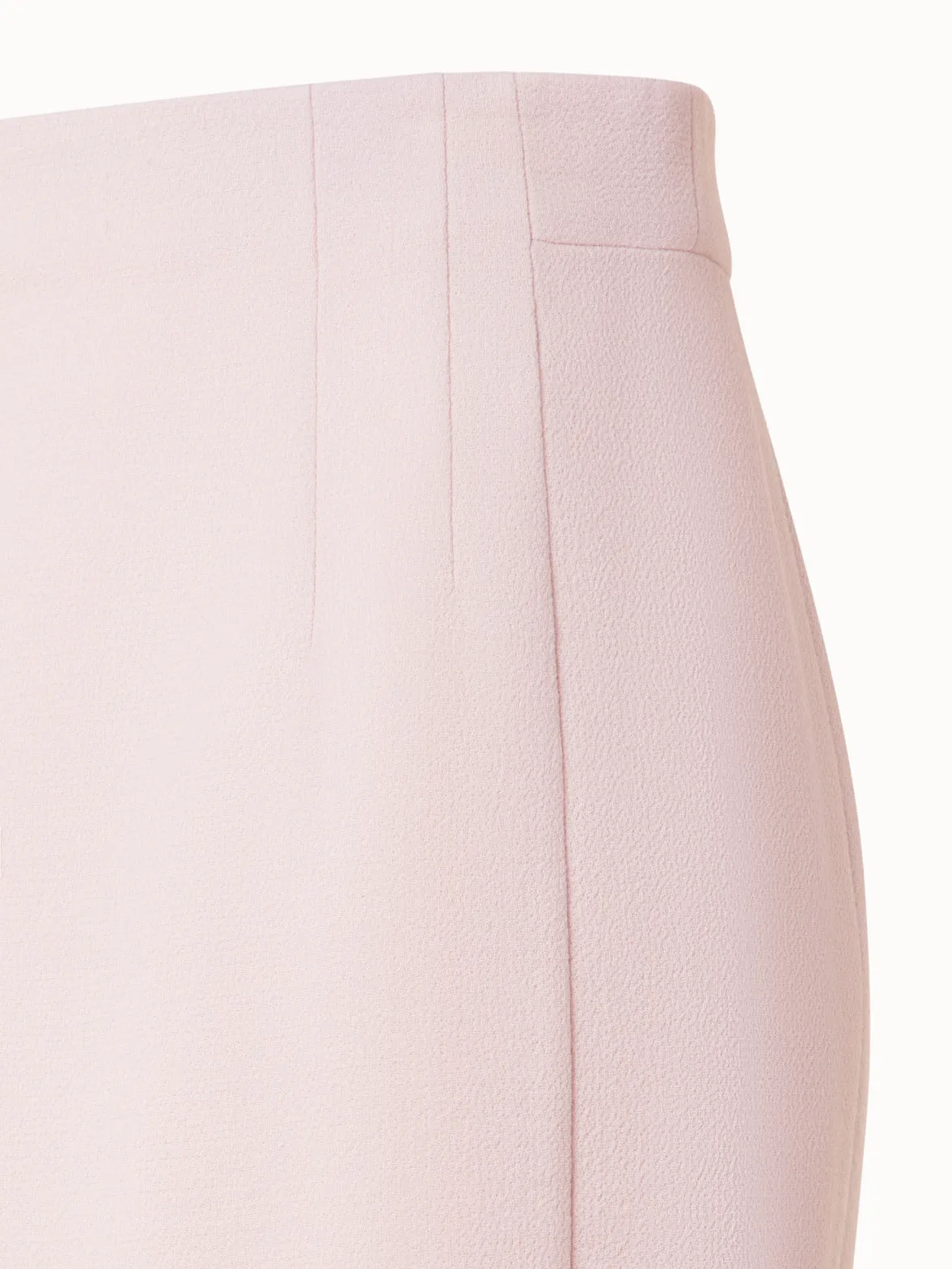 Pencil Skirt in Wool Crpe Double-Face