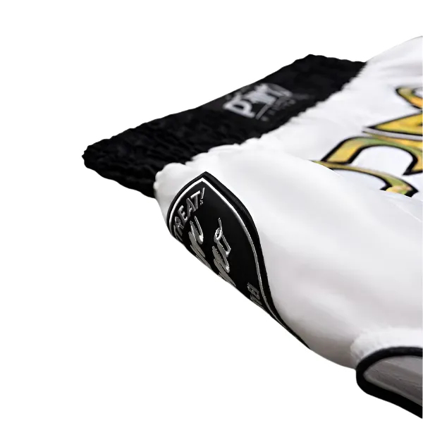 Primo Muay Thai Shorts Special Edition Melrose OG White Gold