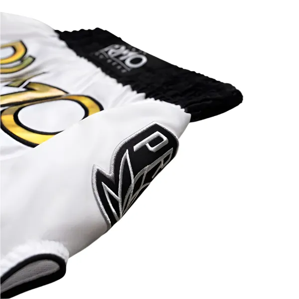 Primo Muay Thai Shorts Special Edition Melrose OG White Gold