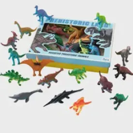 Rex Prehistoric Land Box of Mini Dinosaurs