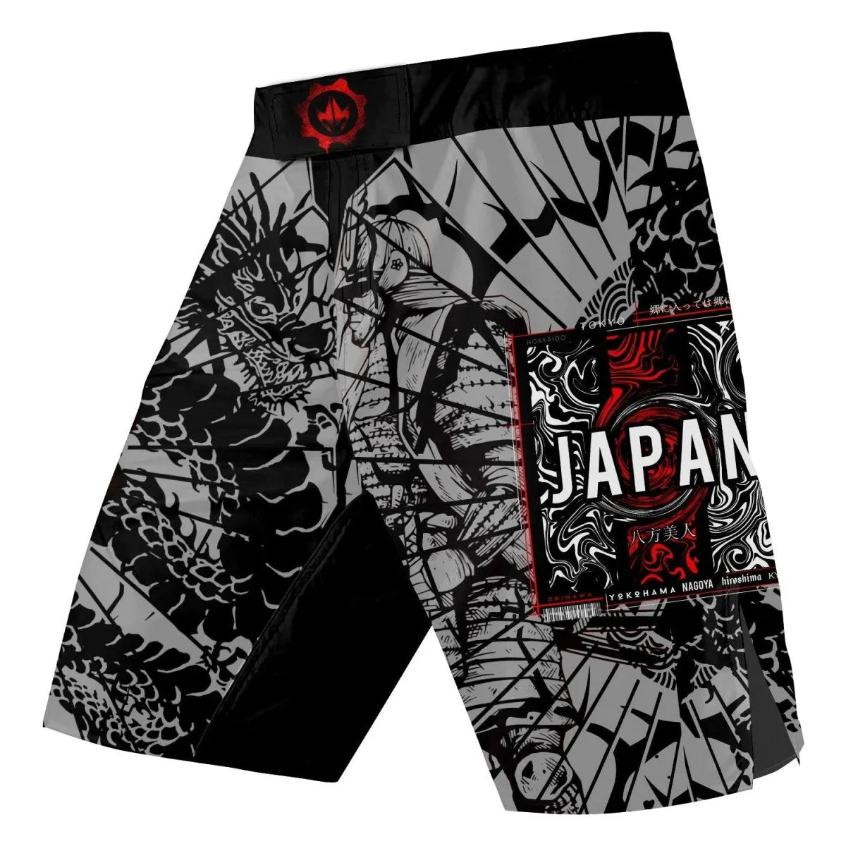 Samurai VS Dragon Fight Shorts