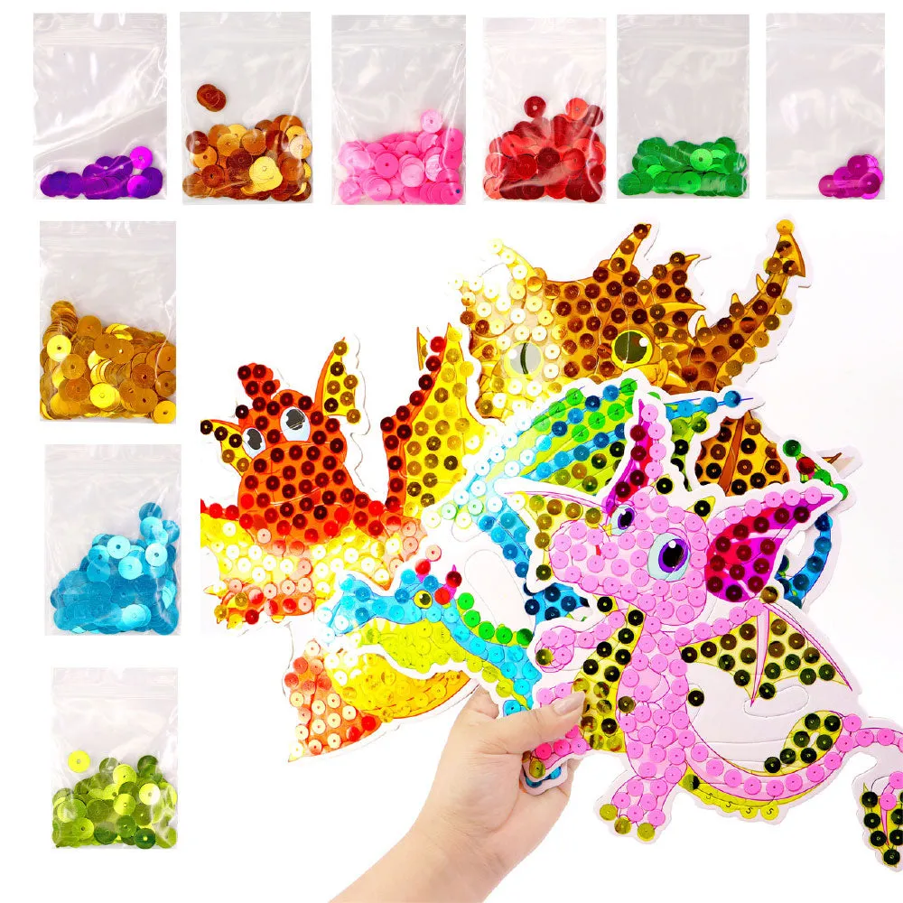 Sequin Creations Happy Dragon