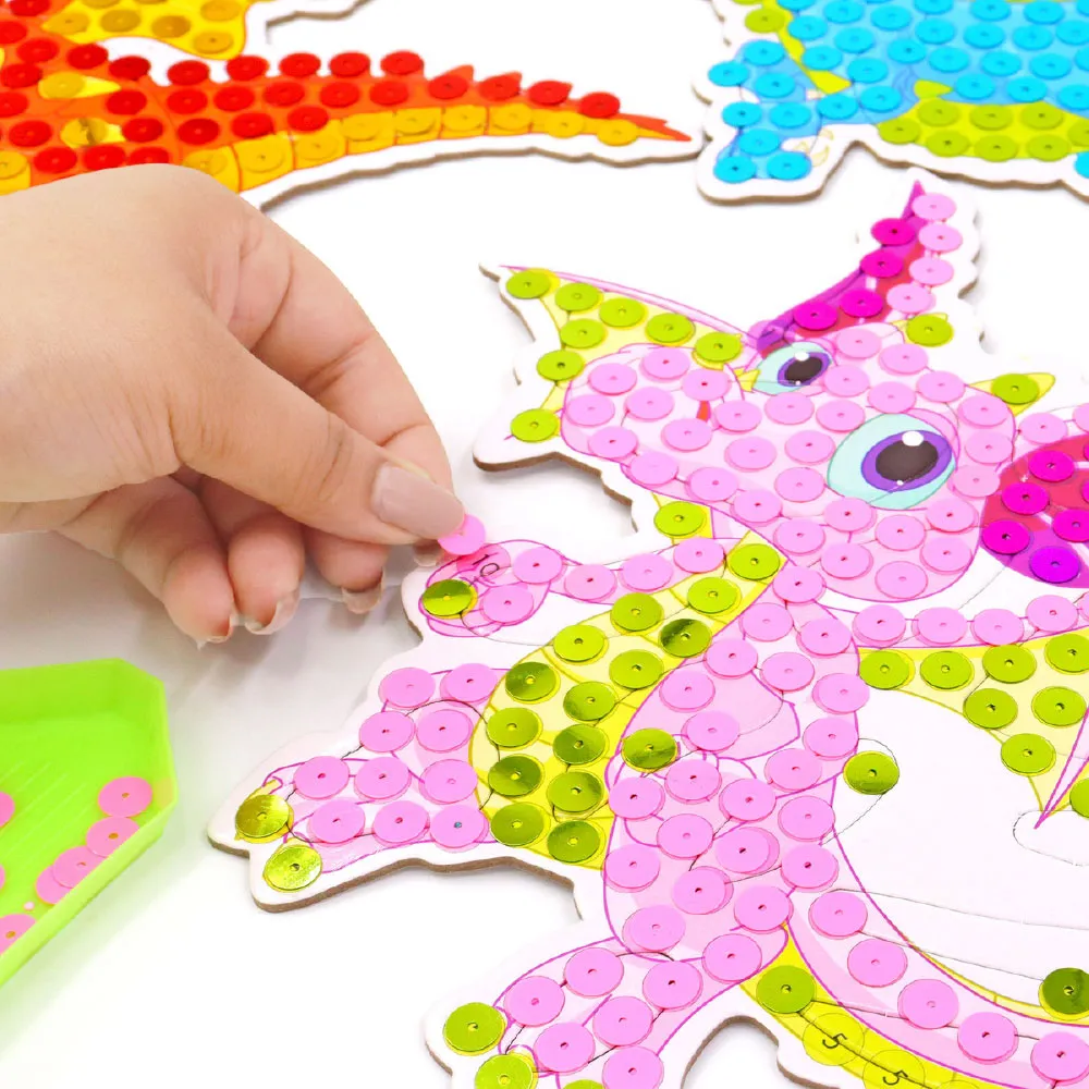 Sequin Creations Happy Dragon