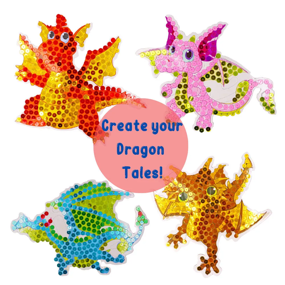 Sequin Creations Happy Dragon