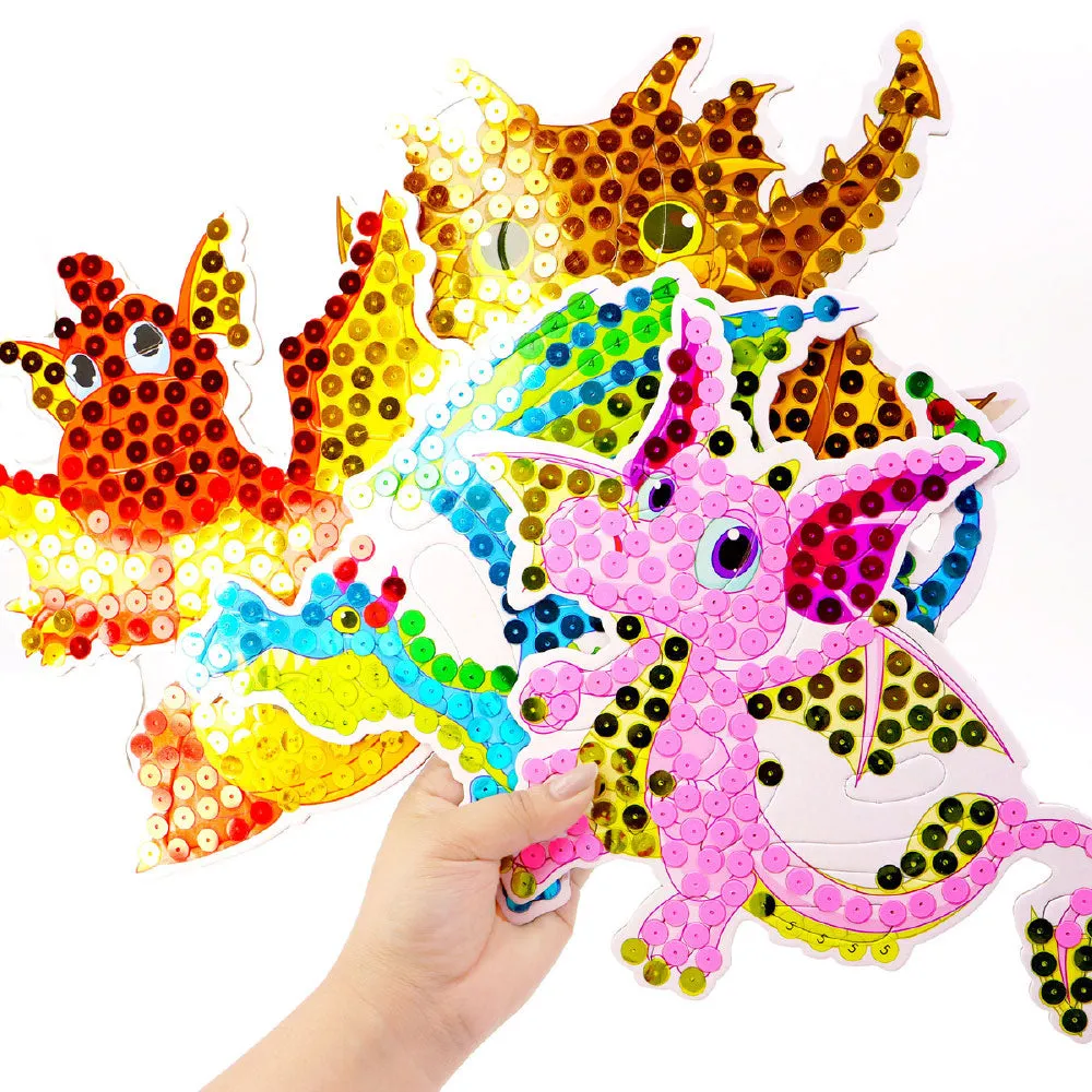 Sequin Creations Happy Dragon