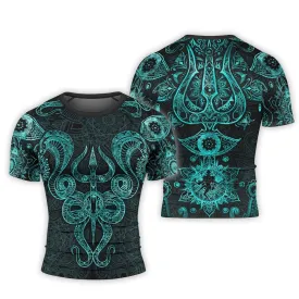 Snake King Vasuki Men's Short Sleeve Rash Guard