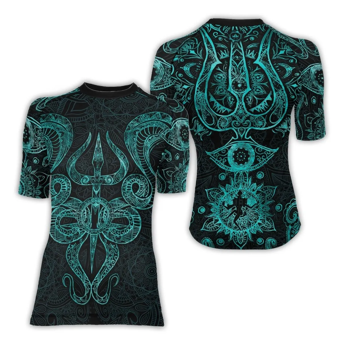 Snake King Vasuki Women's Short Sleeve Rash Guard