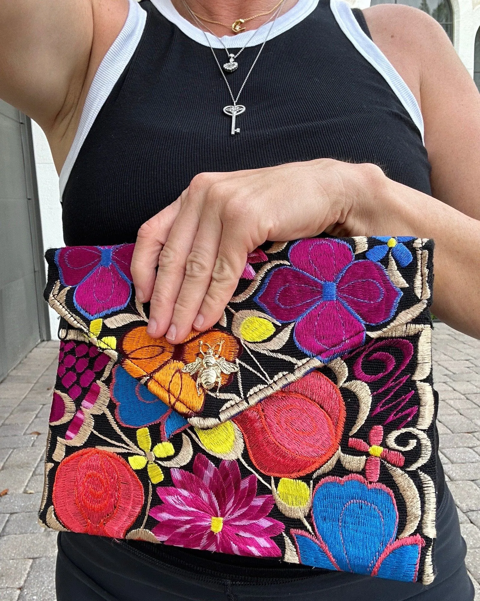 Summer Nights Envelope Clutch Bag