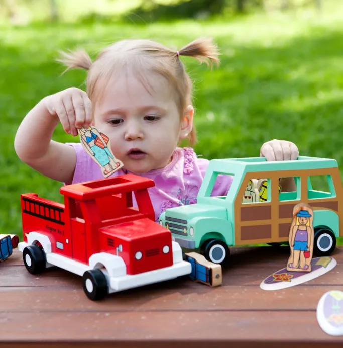 Surf's Up Dude Magnetic Truck