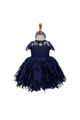 The Elsa Dress (Navy Blue)