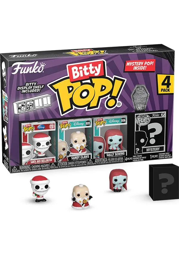 TNBC: Santa Jack Bitty | POP! VINYL [4 Pack]