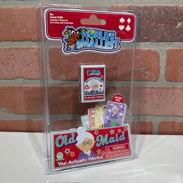 Toy World's Smallest Toy - Kid's Card Games