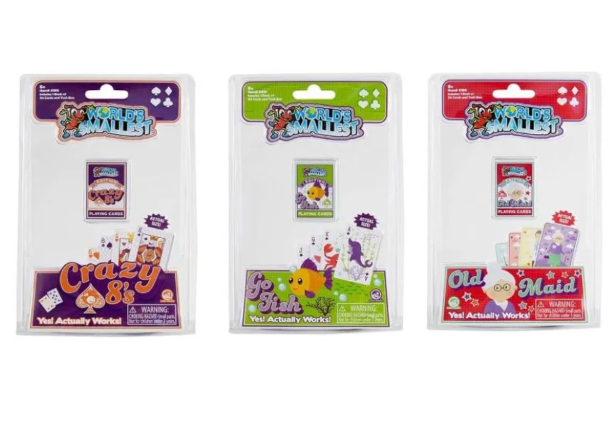 Toy World's Smallest Toy - Kid's Card Games
