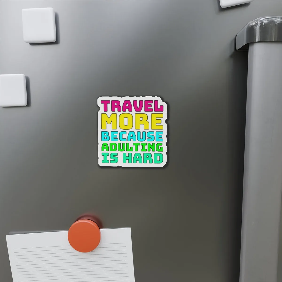 Travel More Because Adulting Is HardCruise Ship Door Magnets