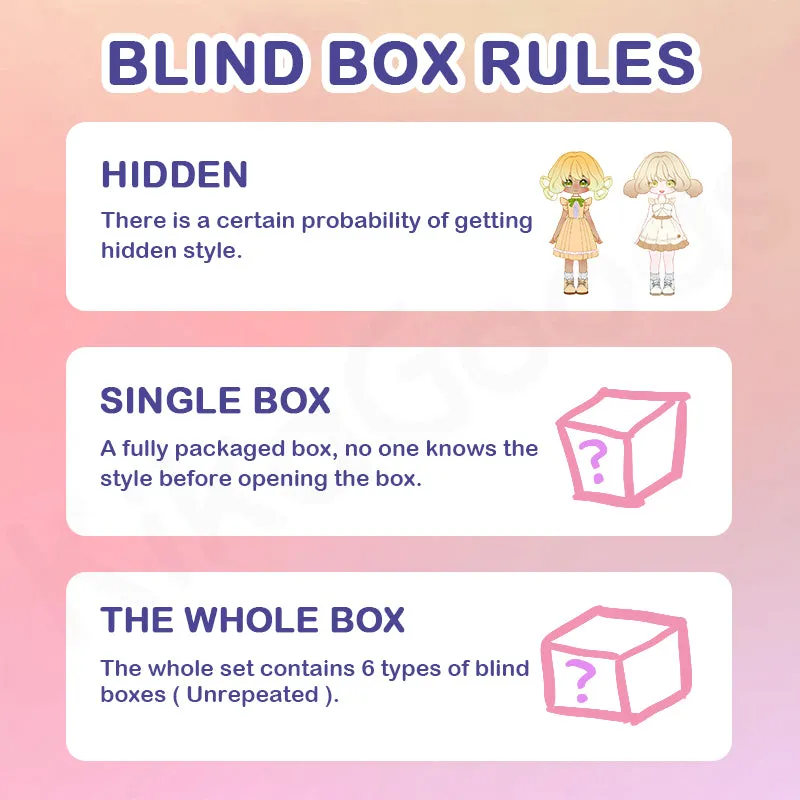 UF DOLL Fruit Series 1/12 Action Figure BJD Blind Box【Shipped in Feb./Mar. 2025】